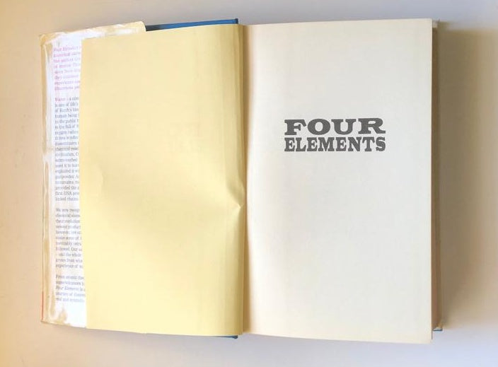 Four elements: Water, air, fire, earth - Rebecca Rupp (First edition)