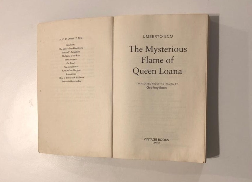 The mysterious flame of Queen Loana - Umberto Eco