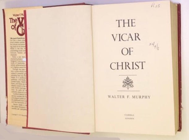 The vicar of Christ - Walter F. Murphy