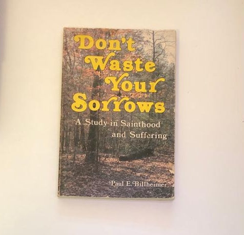 Don't waste your sorrows: A study in sainthood and suffering - Paul E. Billheimer (First edition)