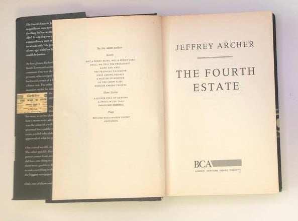 The fourth estate - Jeffrey Archer