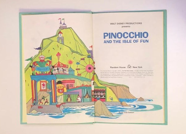 Pinocchio and the isle of fun - Walt Disney Productions (First American edition)