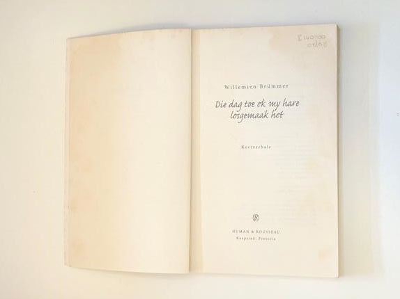 Die dag toe ek my hare losgemaak het - Willemien Brümmer (First edition)