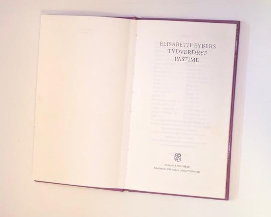 Tydverdryf/Pastime - Elisabeth Eybers (First edition)
