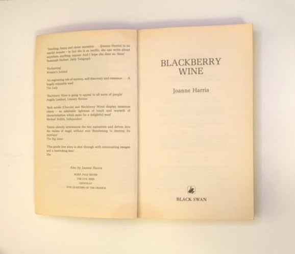 Blackberry wine - Joanne Harris