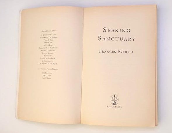 Seeking sanctuary - Frances Fyfield (First edition)