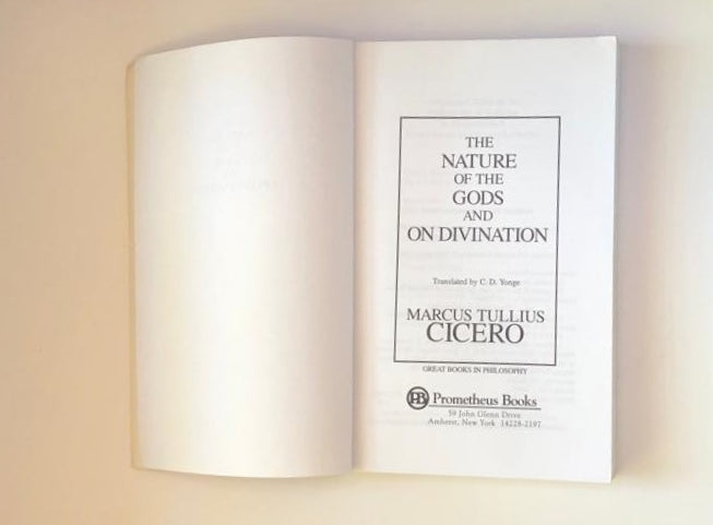 The nature of the Gods and on divination  - Marcus Tullius Cicero