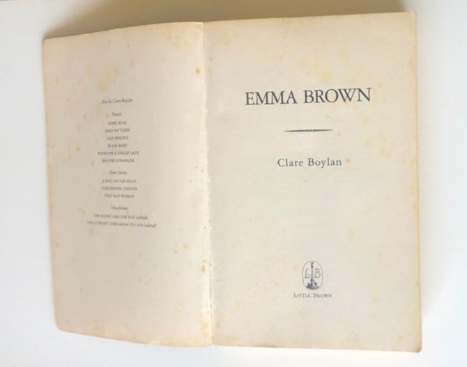 Emma Brown - Clare Boylan (First edition)