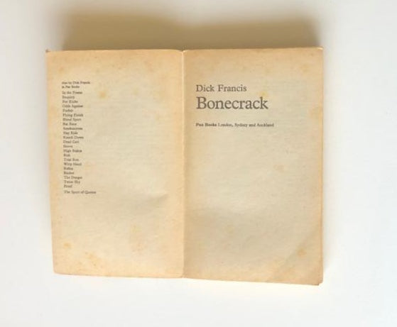 Bonecrack - Dick Francis