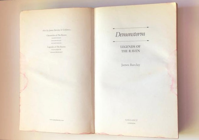 Demonstorm - James Barclay (First edition)