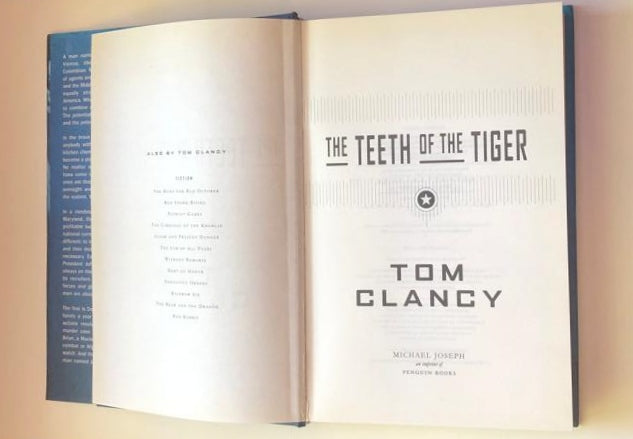 The teeth of the tiger - Tom Clancy (First UK edition)