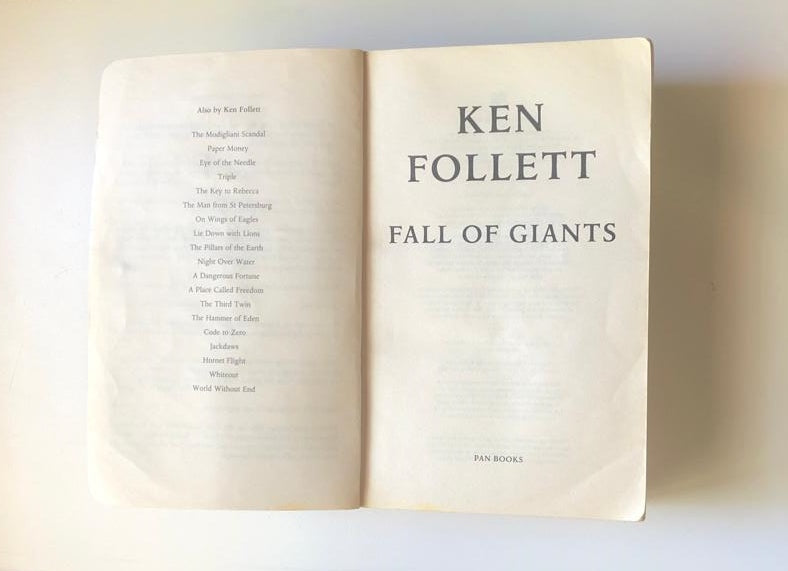 Fall of giants - Ken Follett