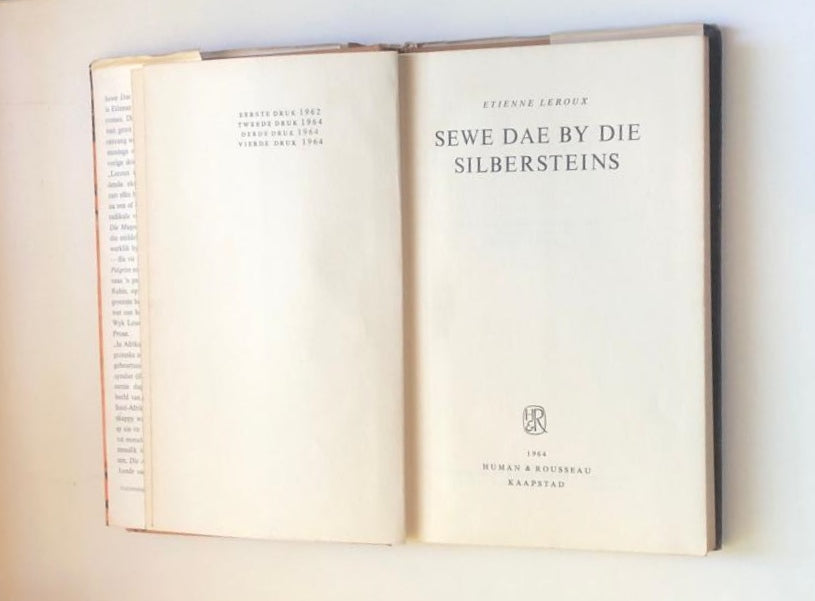 Sewe dae by die Silbersteins - Etienne Leroux