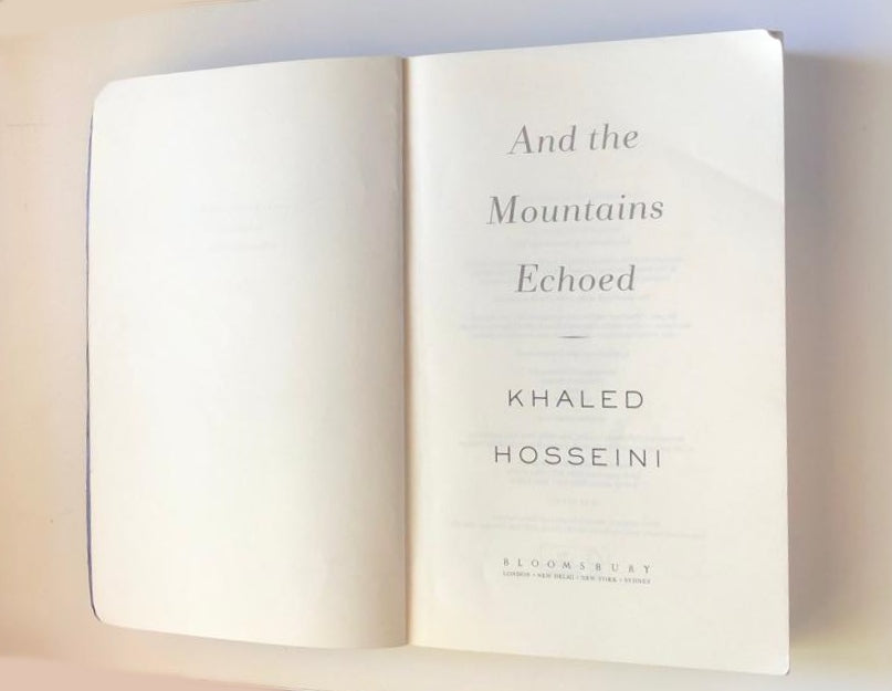 And the mountains echoed - Khaled Hosseini