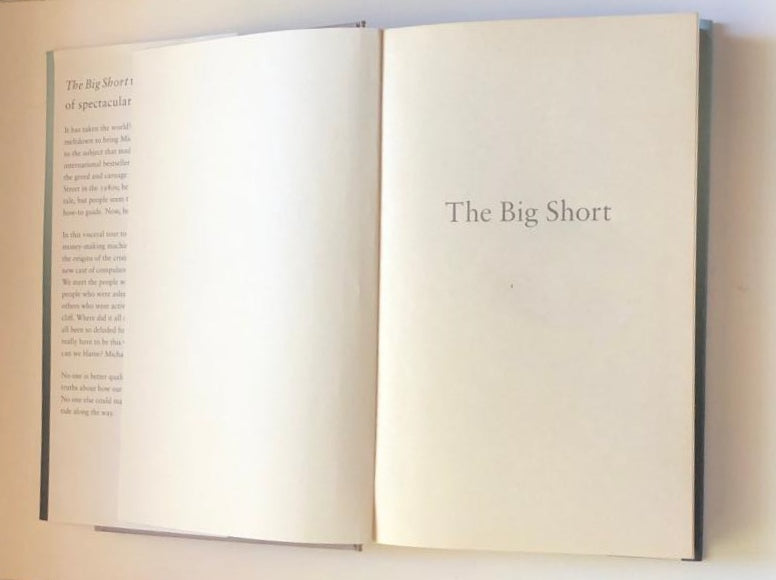 The big short: Inside the doomsday machine - Michael Lewis