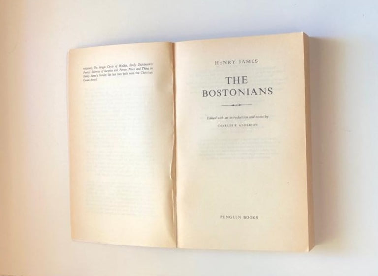 The Bostonians - Henry James