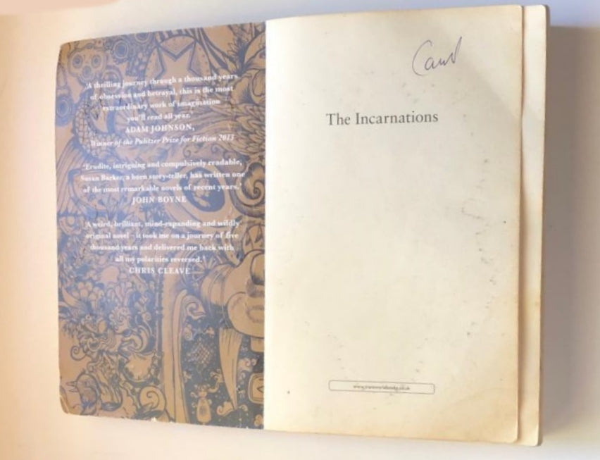 The incarnations - Susan Barker (First edition)