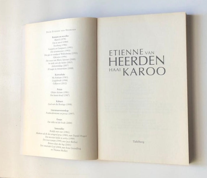 Haai Karoo - Etienne van Heerden (First edition)