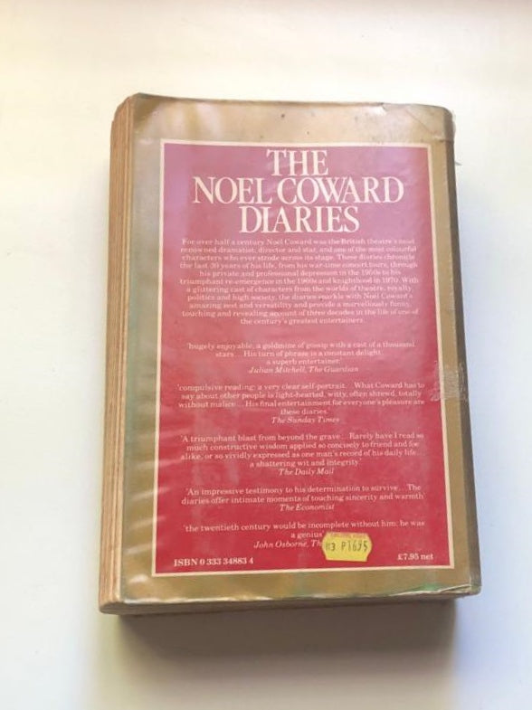 The Noël Coward Diaries - Edited by Graham Payn and Sheridan Morley