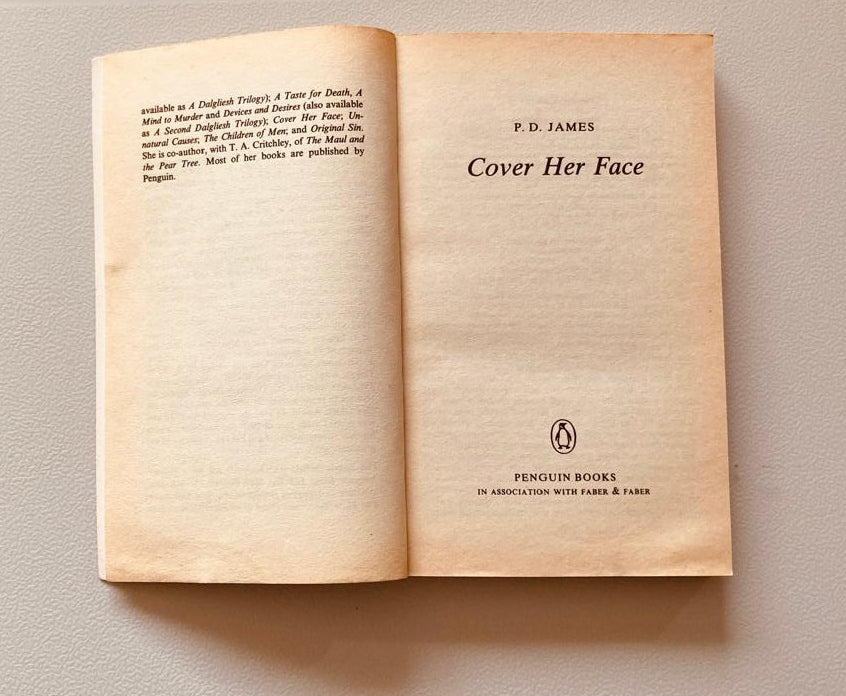 Cover her face - P.D. James