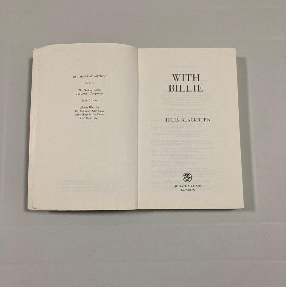With Billie: An extraordinary and haunting new life of the first lady of jazz - Julia Blackburn