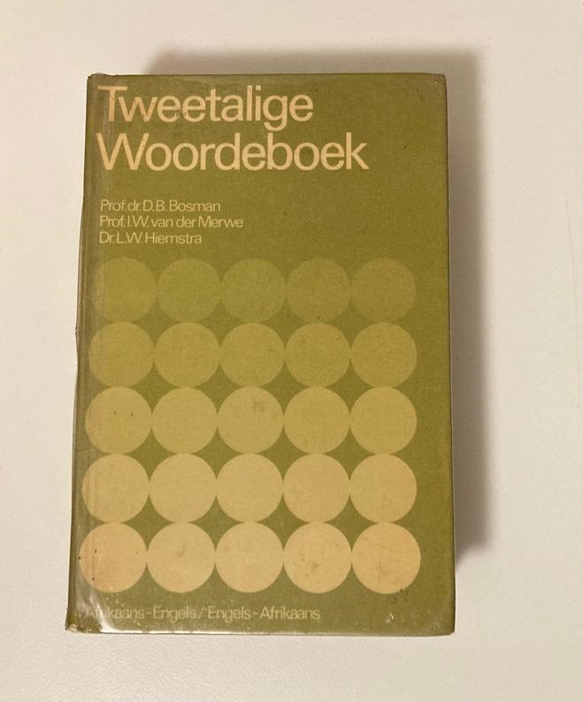 Tweetalige woordeboek - Prof. dr. D.B. Bosman, Prof. I.W. van der Merwe en Dr. L.W. Hiemstra