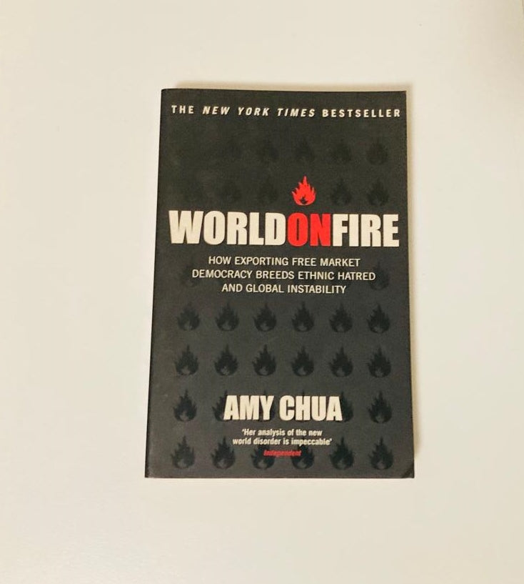 World on fire: How exporting free market democracy breeds ethnic hatred and global instability - Amy Chua