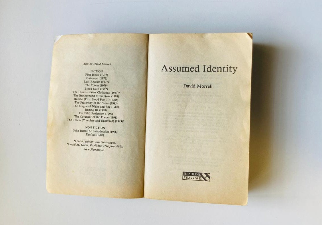 Assumed identity - David Morrell