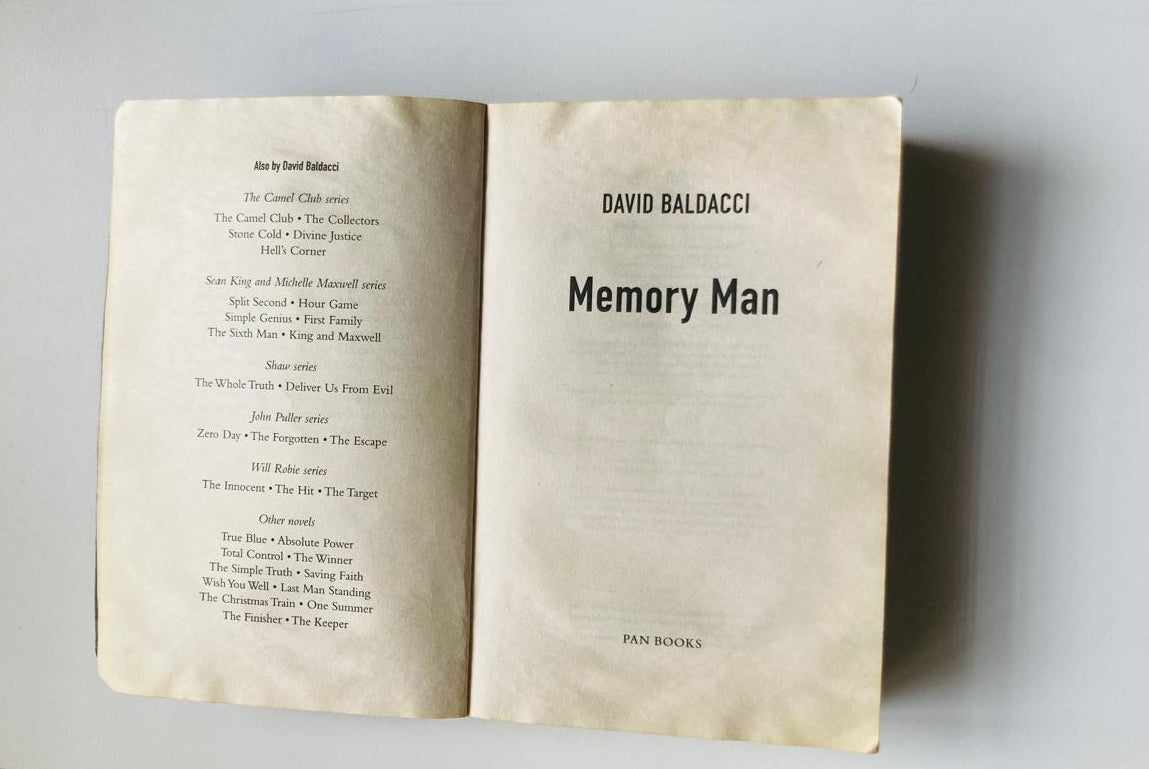 Memory man - David Baldacci