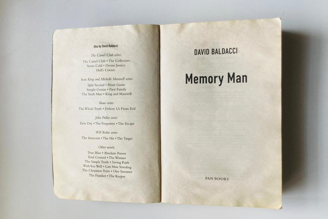 Memory man - David Baldacci