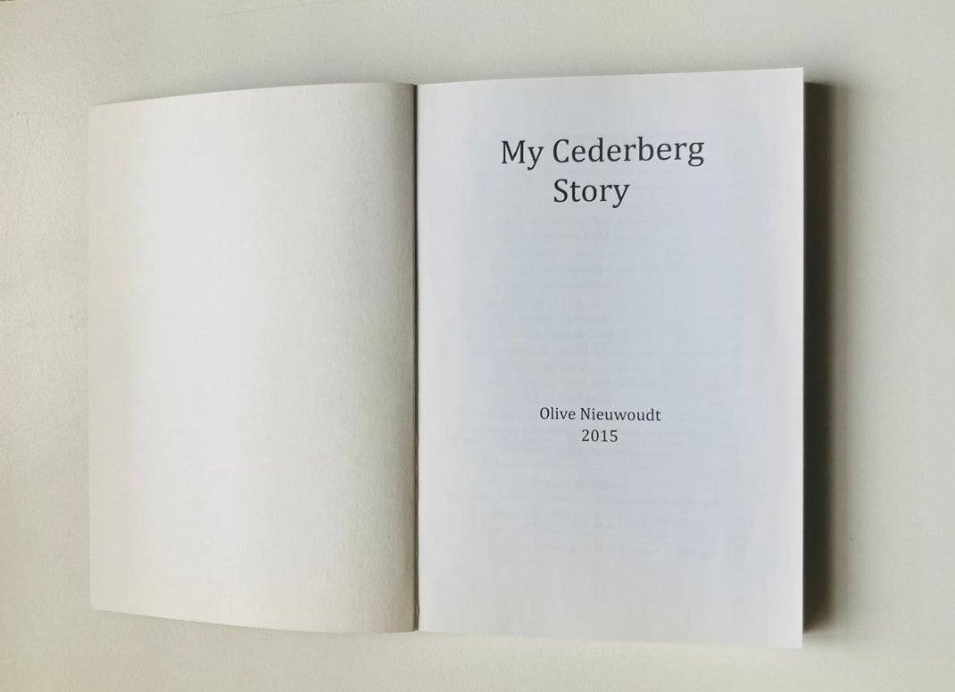 My Cederberg story - Olive Niewoudt