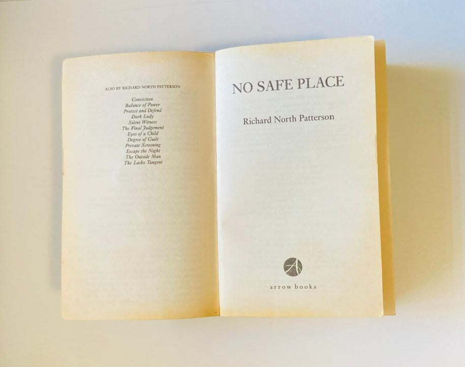 No safe place - Richard North Patterson (Kerry Kilcannon #1)