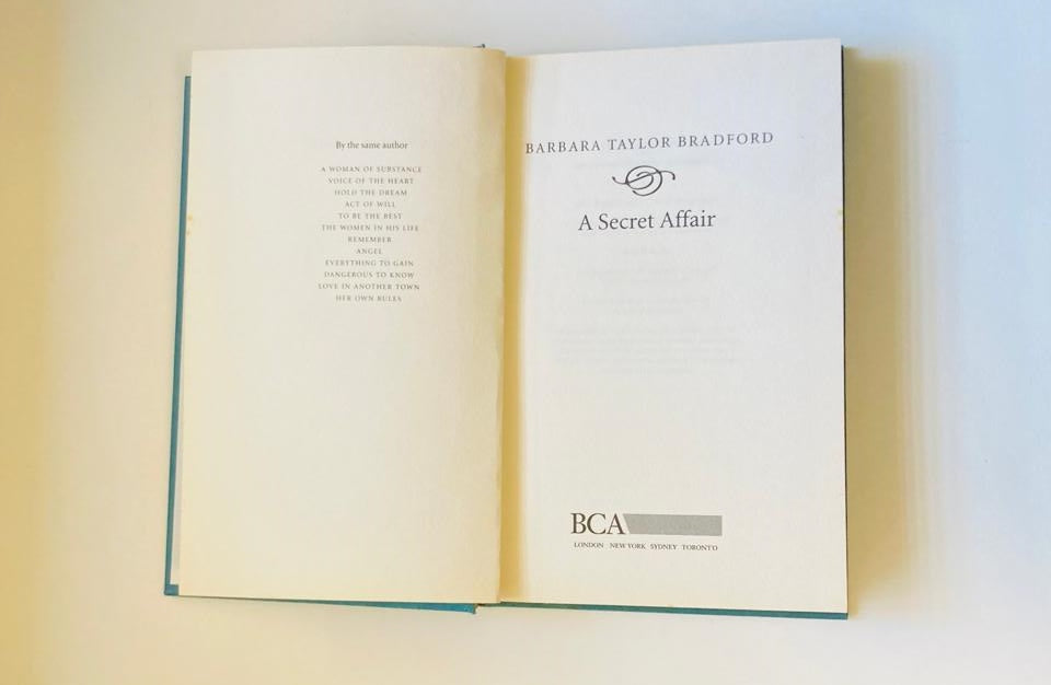 A secret affair - Barbara Taylor Bradford