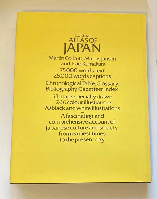 Cultural atlas of Japan - Martin Collcutt, Marius Jansen and Isao Kumakura