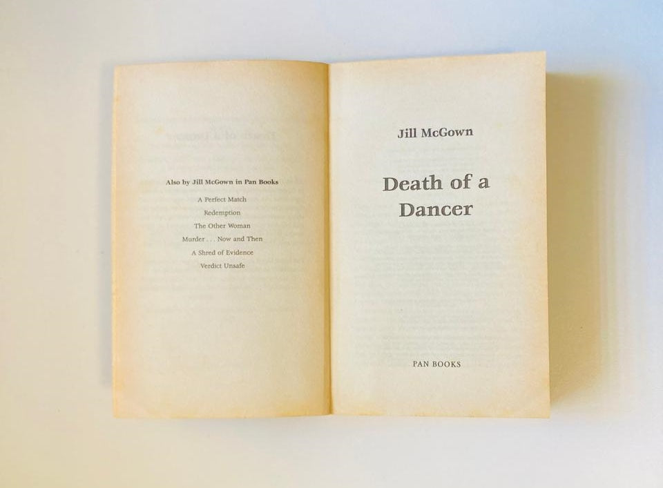 Death of a dancer - Jill McGown