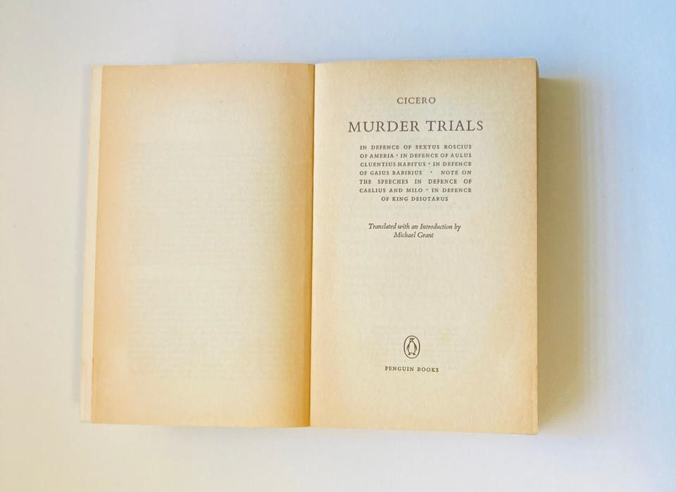 Murder trials - Cicero