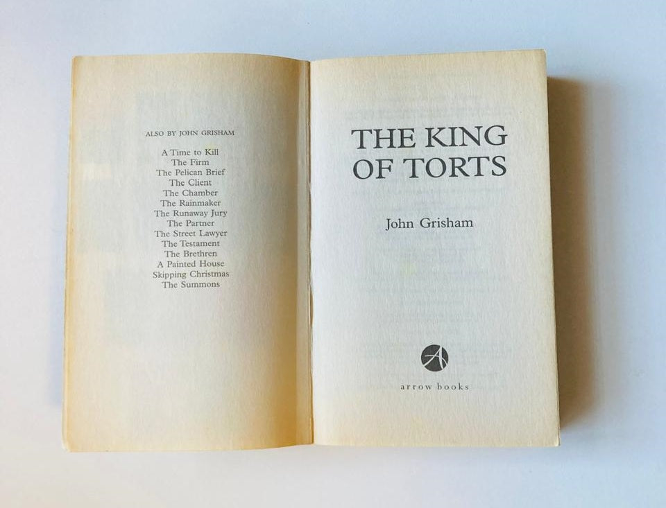 The king of torts - John Grisham