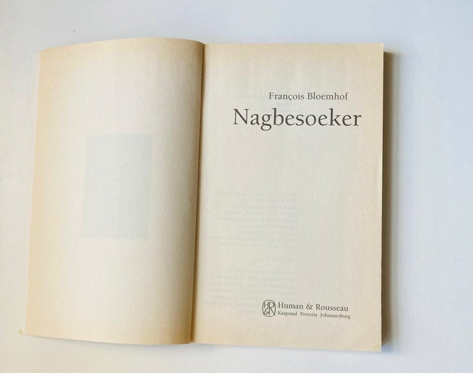 Nagbesoeker - Francois Bloemhof (First edition)