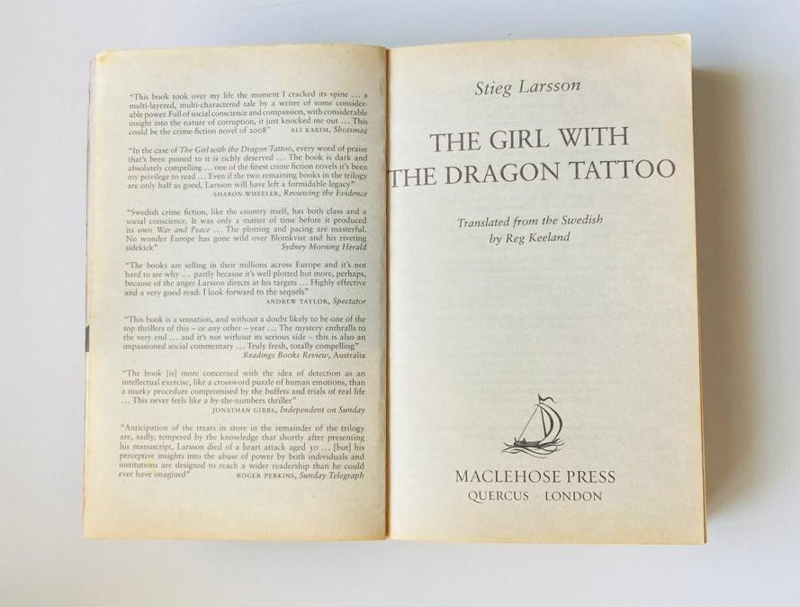 The girl with the dragon tattoo - Stieg Larsson (Millennium Trilogy #1)