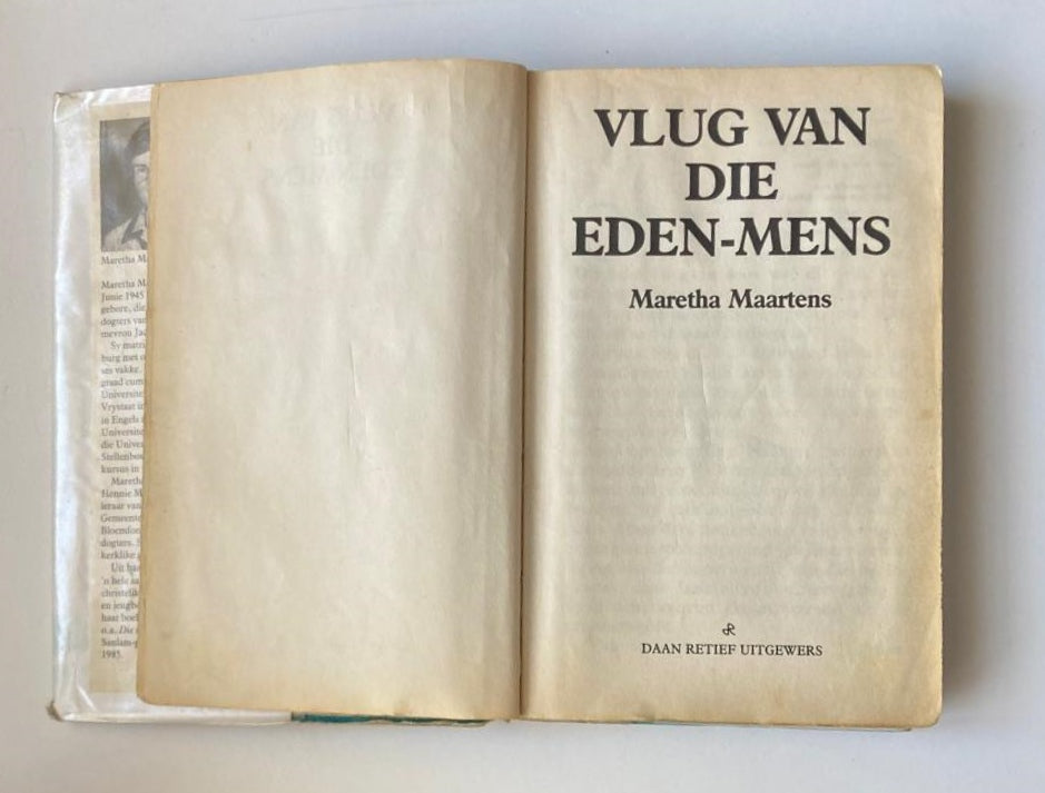 Vlug van die Eden-mens - Maretha Maartens (Large print)