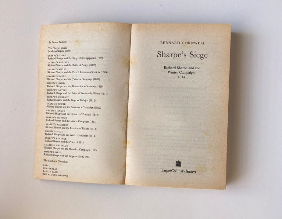 Sharpe's siege - Bernard Cornwell (Sharpe #18)