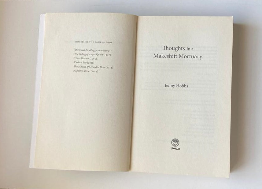 Thoughts in a makeshift mortuary - Jenny Hobbs