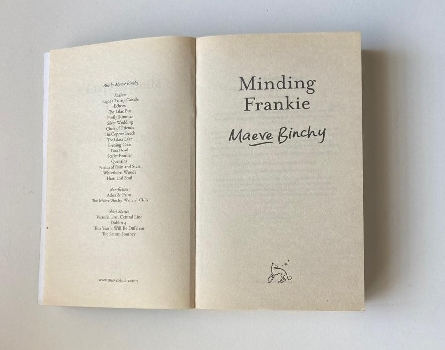 Minding Frankie - Maeve Binchy