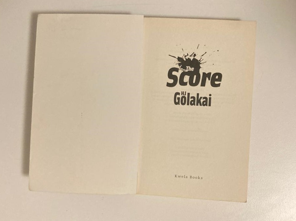 The score - H.J. Golakai (First edition)