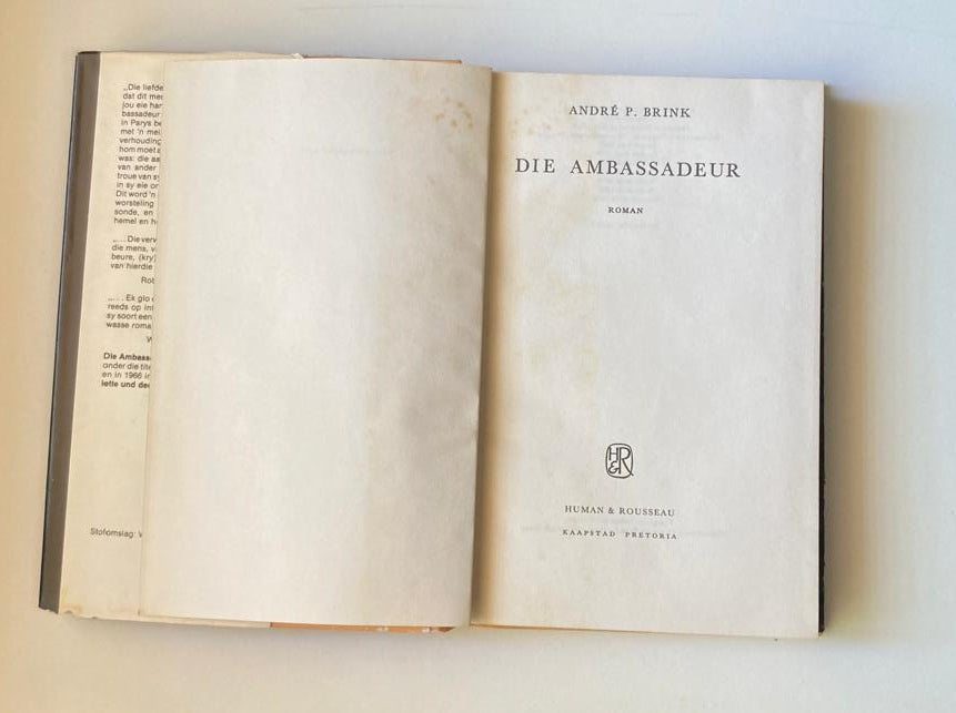 Die ambassadeur - André P. Brink