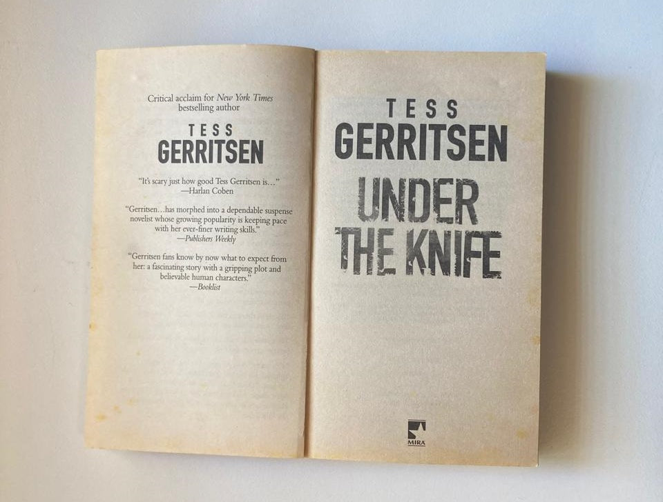 Under the knife - Tess Gerritsen