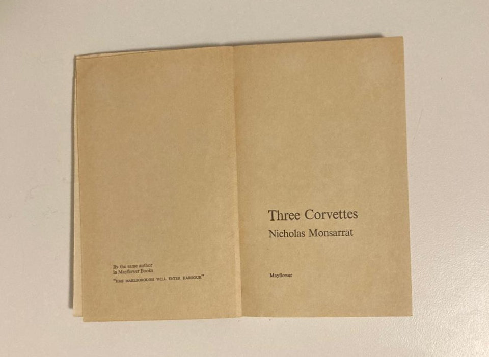 Three corvettes - Nicholas Monsarrat