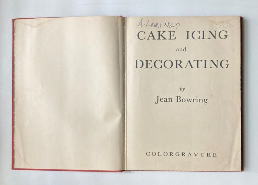 Cake icing and decorating - Jean Bowring