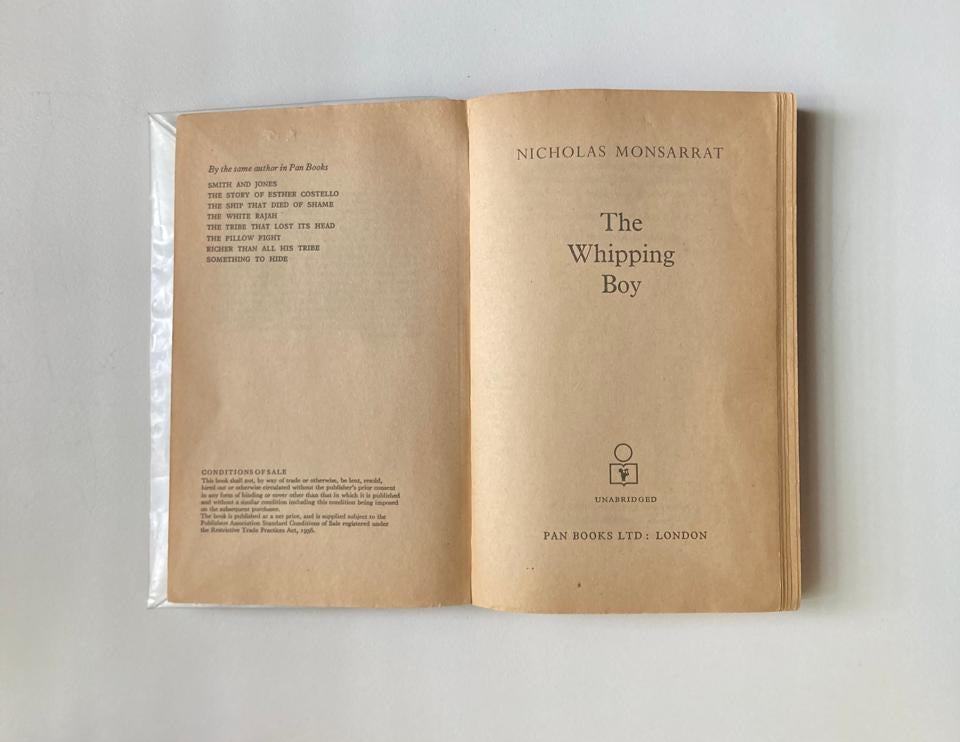 The whipping boy - Nicholas Monsarrat