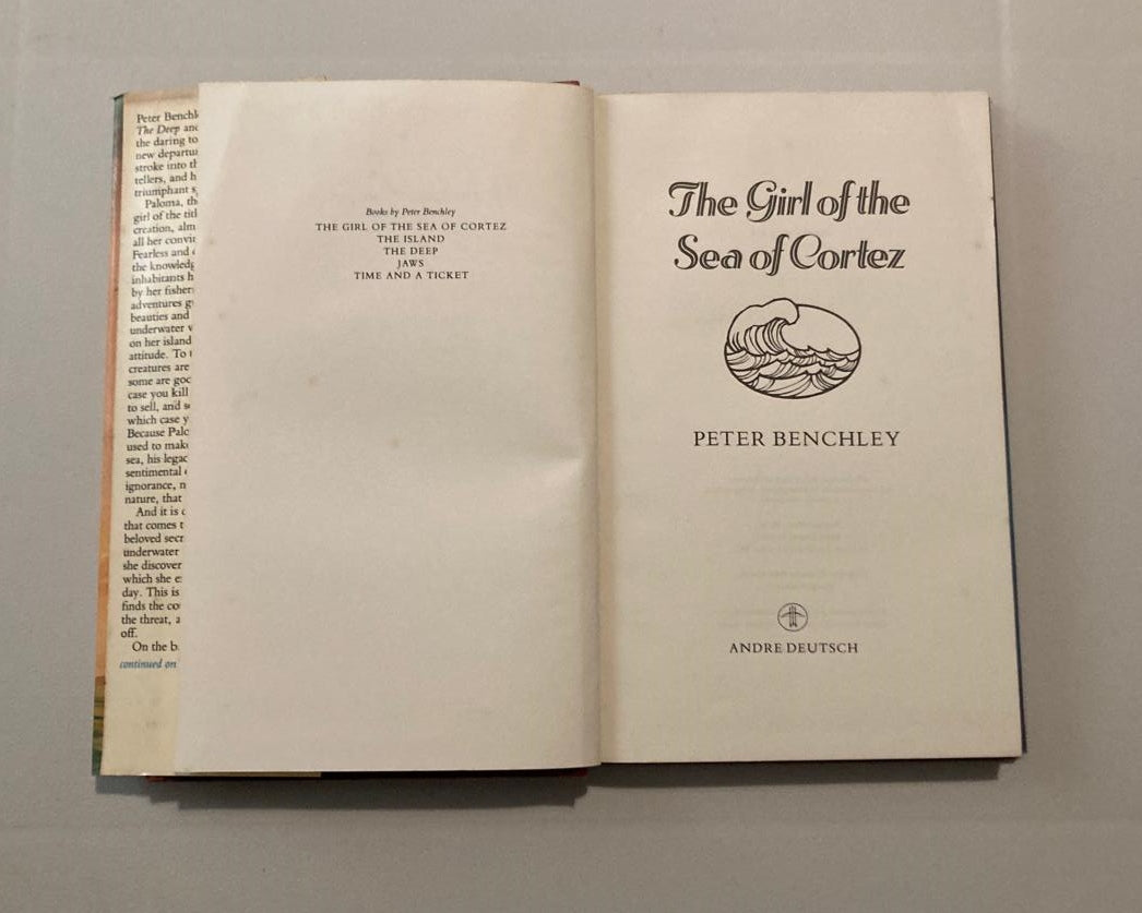 The girl of the Sea of Cortez - Peter Benchley (First edition)